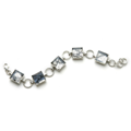 hallmarked lace in silver bracelet | Lily Gardner London