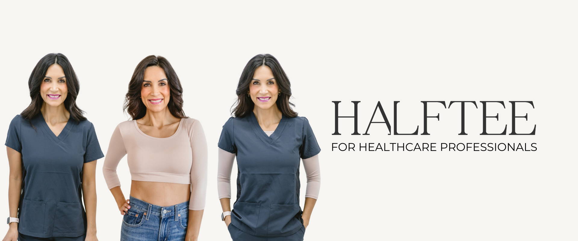 A  Halftee designed for health care professionals.