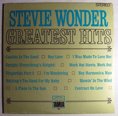 Stevie Wonder - Greatest Hits - 1968 Tamla ‎TS-282