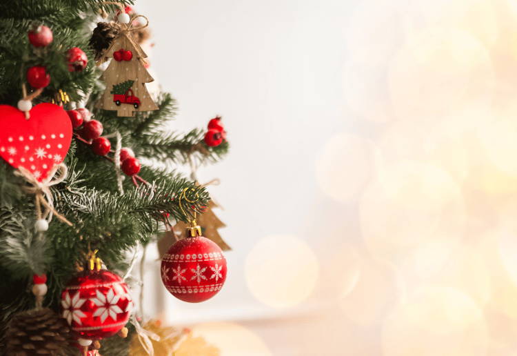 クリスマスの装飾