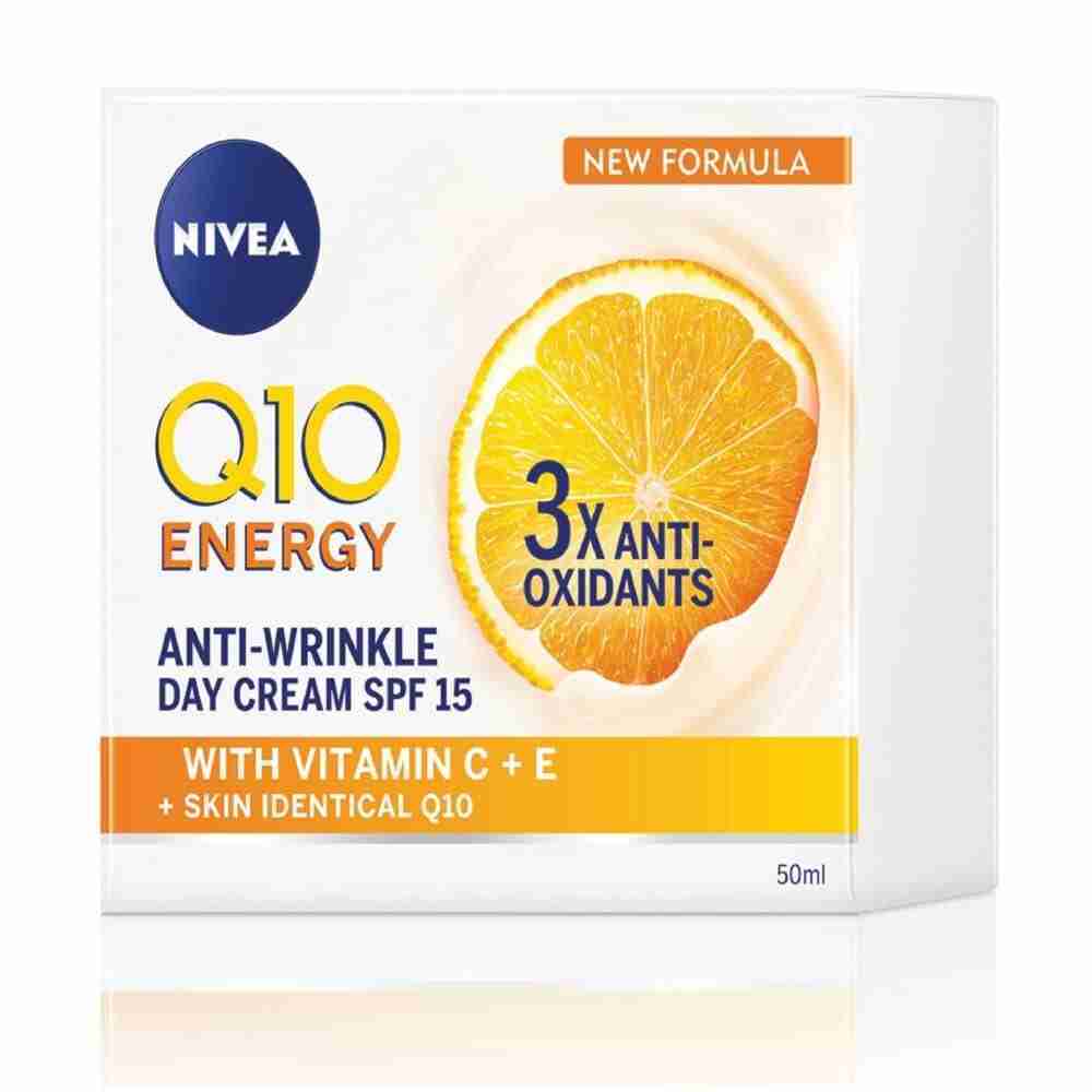 Nivea Q10 Energy Plus Anti Wrinkle Day Cream Spf 15 50Ml
