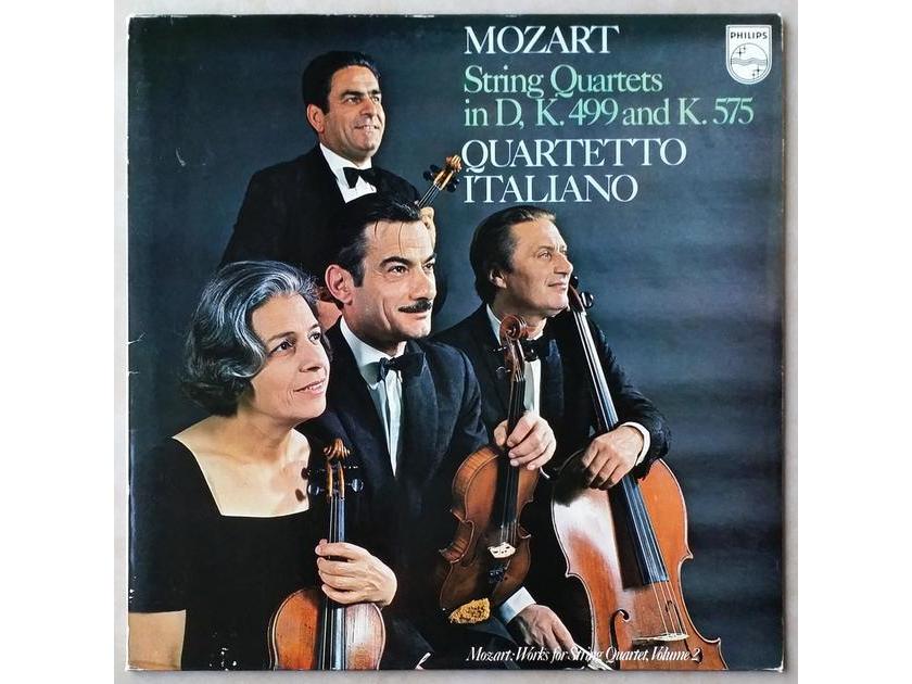 Philips | QUARTETTO ITALIANO / MOZART - String Quartets Nos. 20 & 21 (K. 499 & K. 575) | NM
