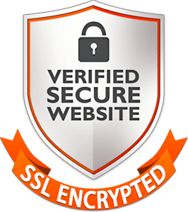 Verified secure website with ssl encryption