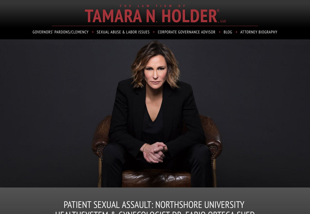 Screenshot of Tamara N. Holder, from the lawyer websites collection.