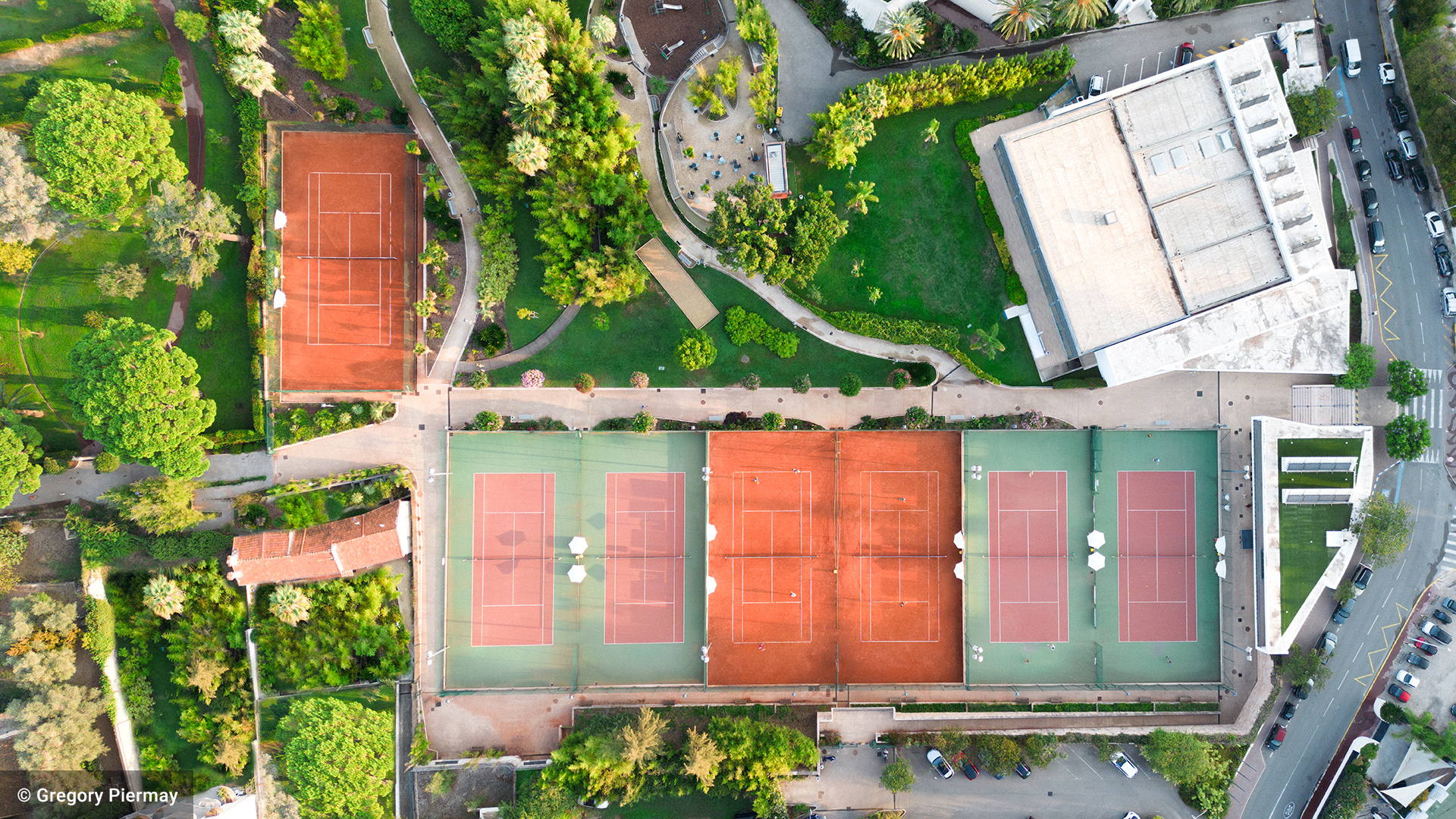 Le parc MontFleury - Tennis à Cannes