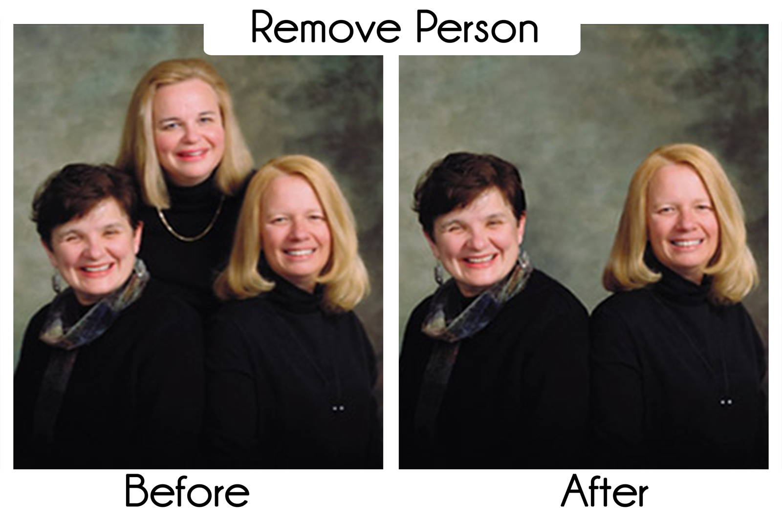 Photo restoration example 1