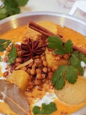 Vegan Lentil Massaman Curry Recipe