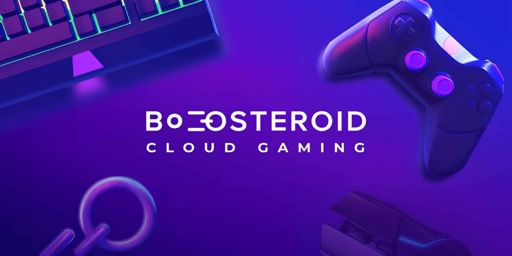 Boosteroid cloud gaming interface on desktop and mobile