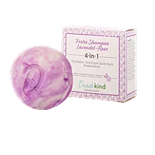 Festes 4in1 Shampoo mit Lavendel Rose