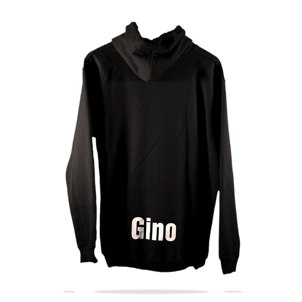 lower Back  printing on black full zip cotton fleece hoodie sweatshirt sj clothing Co Manila Philippines