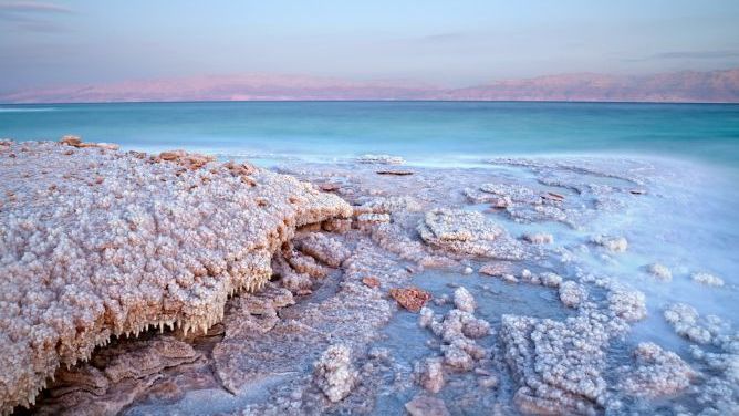 Dead Sea coastline
