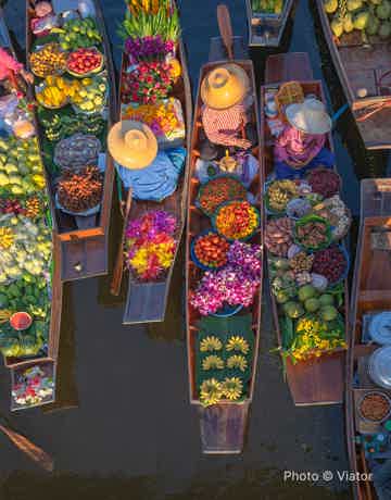 Visit two popular Bangkok markets