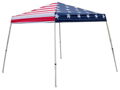 10x10 Quick Set-Up Canopy Red, White and Blue