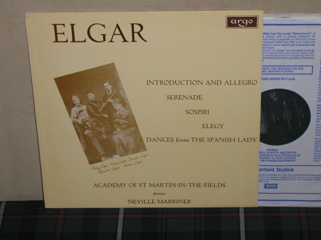 Marriner/AoStMitF - Elgar Introduction And Allegro UK A...