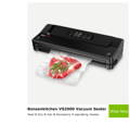 Bonsenkitchen VS2000 Vacuum Sealer Seal & Dry & Vac & Accessory 4 operating modes