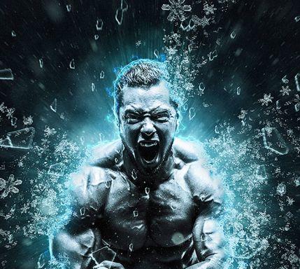 Ice Nova Фотошоп экшен скачать бесплатно - лед и снег