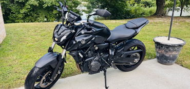 2023 YAMAHA MT-07 motorcycle for rent near CHESAPEAKE          , VA