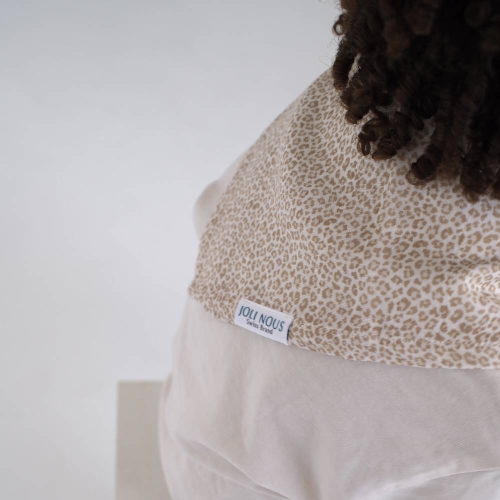 Foulard joli nous bleu blanc élégant chic pour bébé ou enfant, bambou OEKO-TEX et coton GOTS doux pratique polyvalent élégant chic haut de gamme ligné marine 