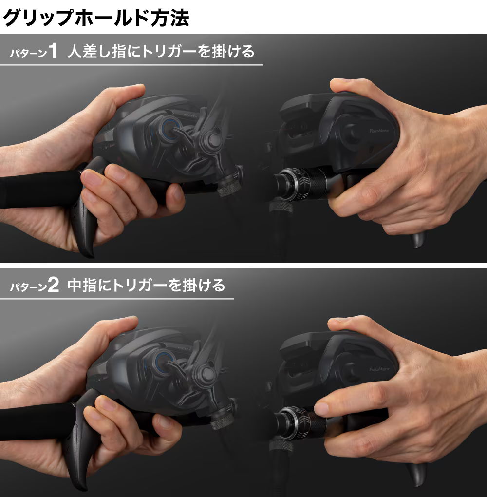 グリップホールド方法