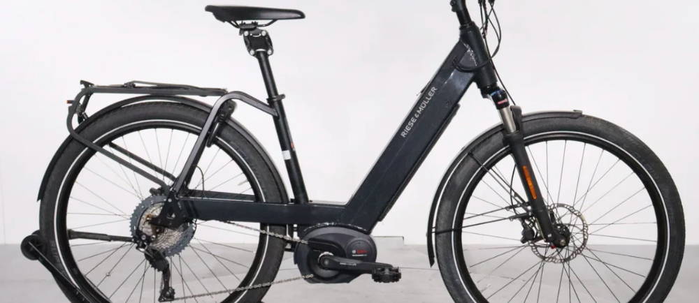 a Riese & Müller Nevo4 GT touring electric touring bike