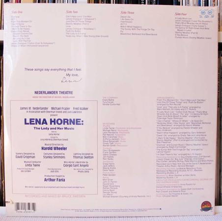 Lena Horne The Lady & Her Music (back)