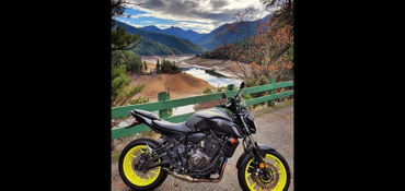2018 YAMAHA MT-07 motorcycle for rent near Medford, OR