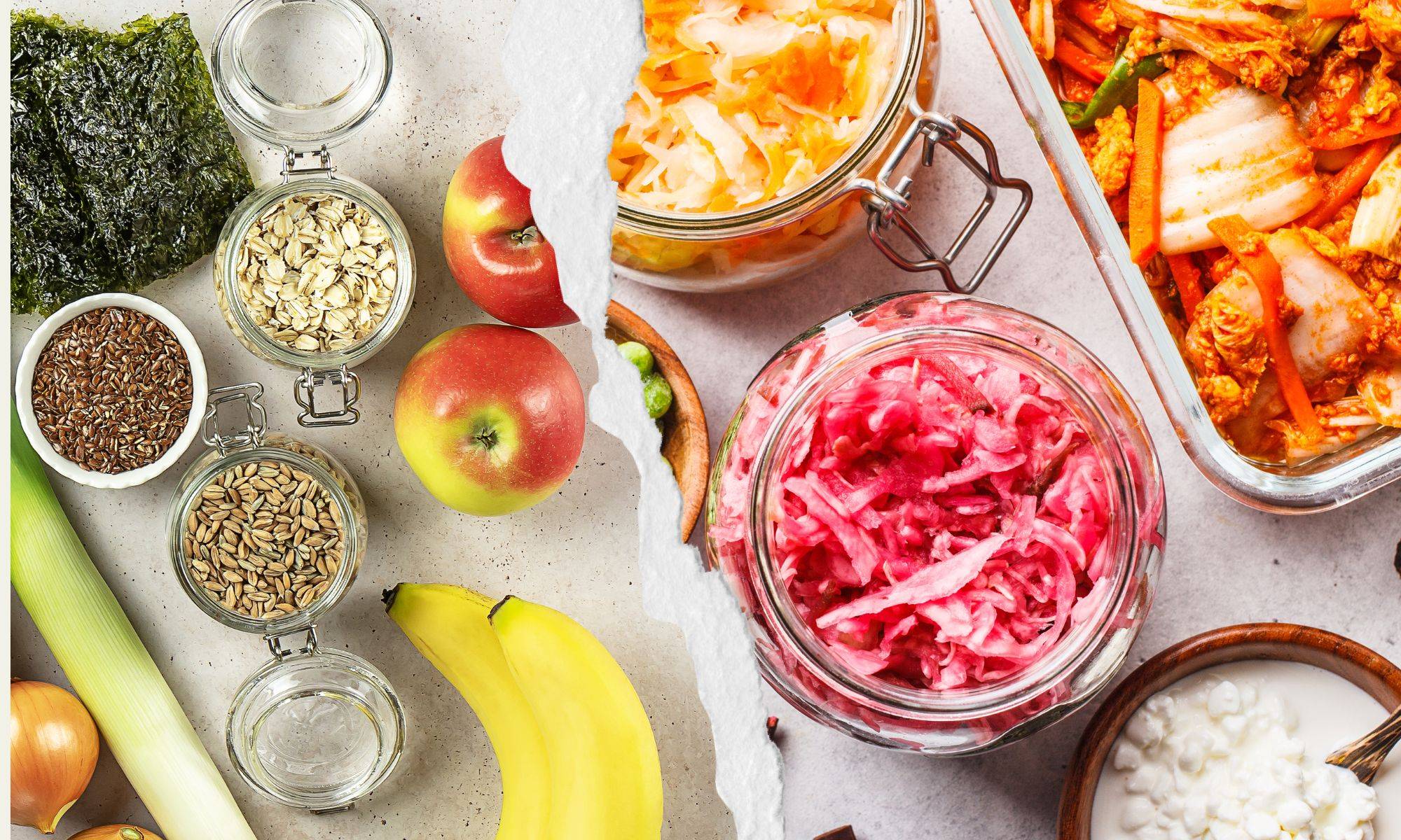 Prebiotics vs. Probiotics food