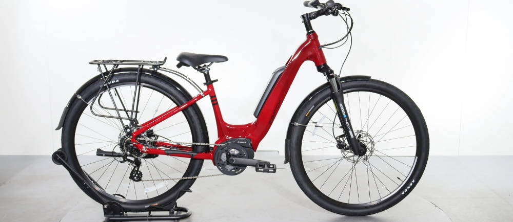 Batch E-Step Thru electric bike red
