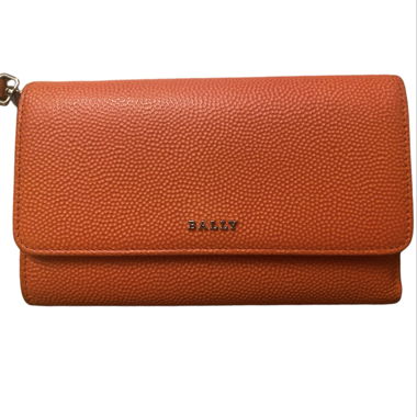 bally wallet orange