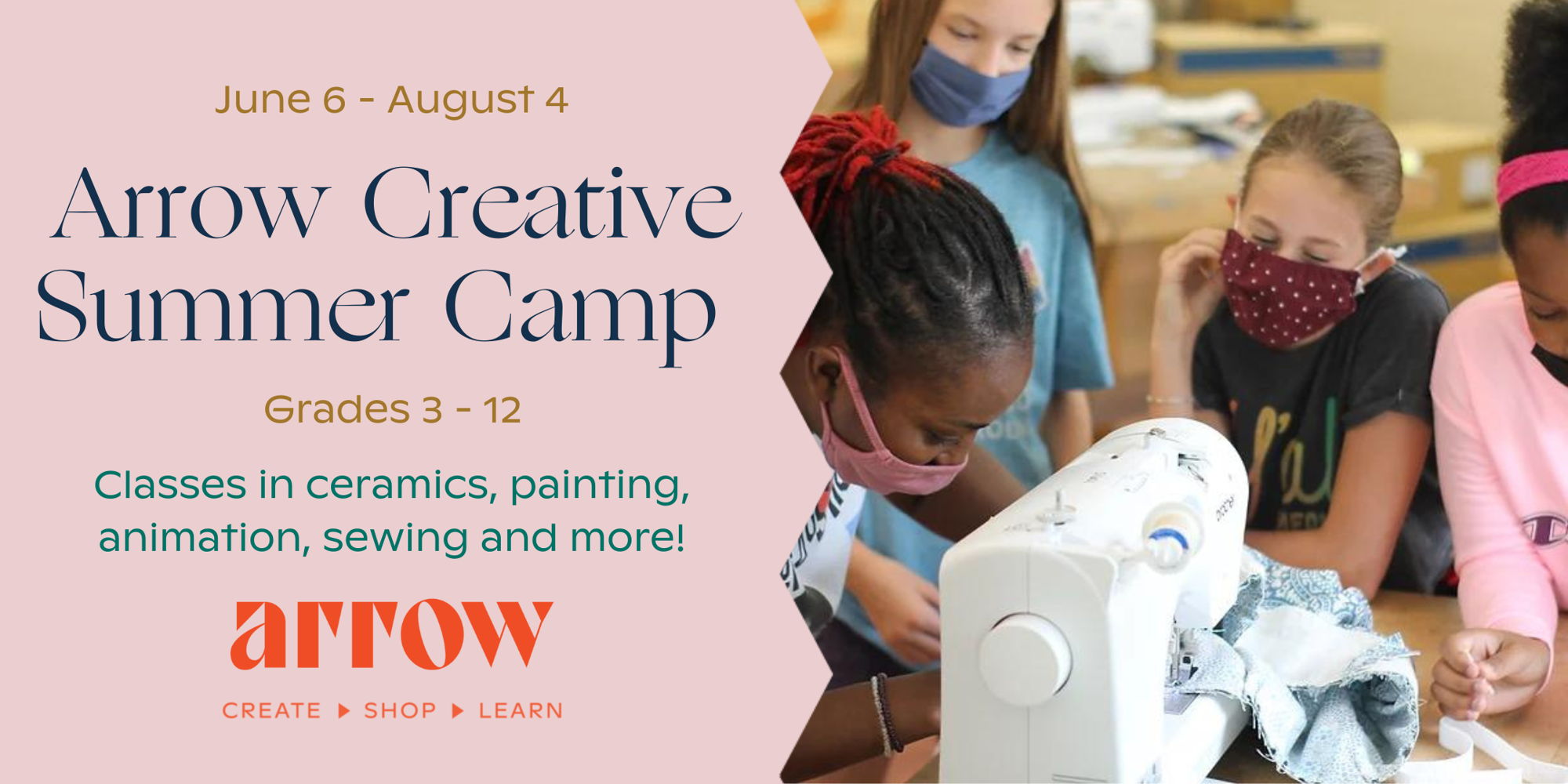 Summer Camp at Arrow Creative promotional image