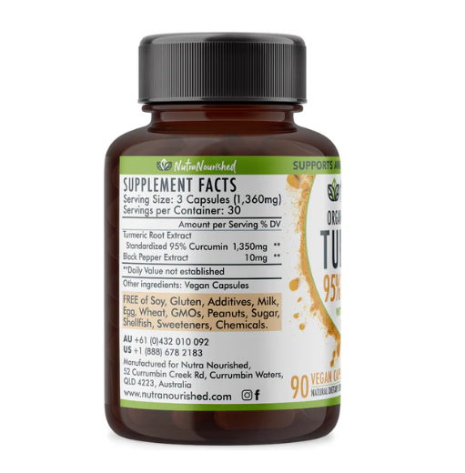 Curcumin Tablets - 95% Pure Organic Vegan - Image 7