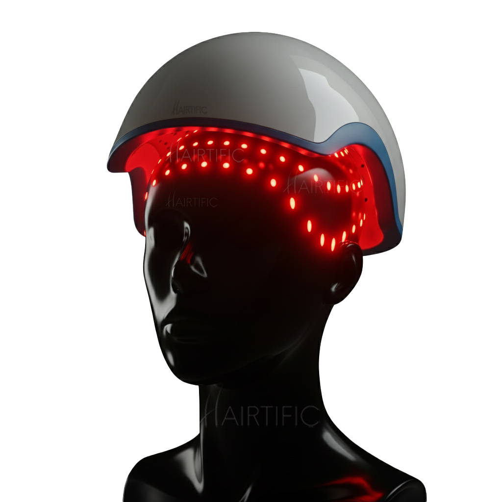 hairtific essential model helmet, 80 diode helmet, lllt helmet