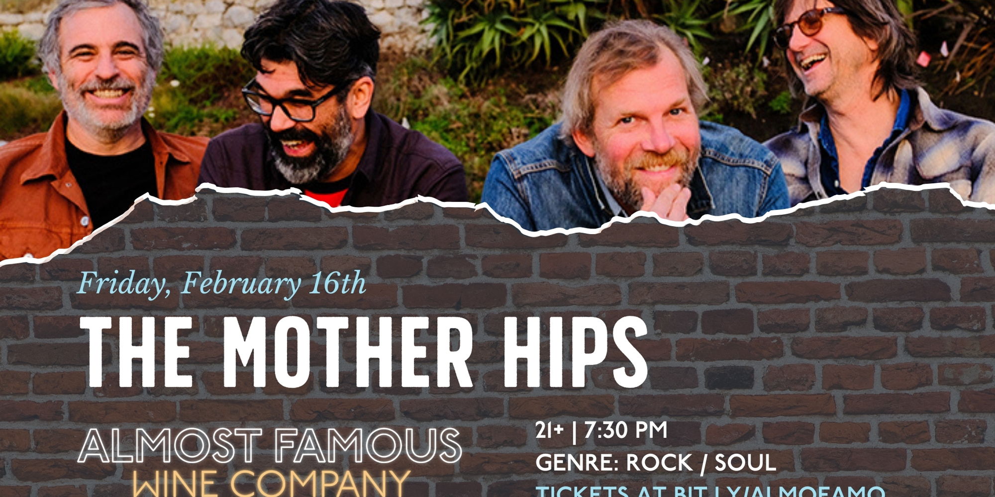 SOLD OUT: Legendary rock-soul pioneers The Mother Hips at Almost Famous promotional image