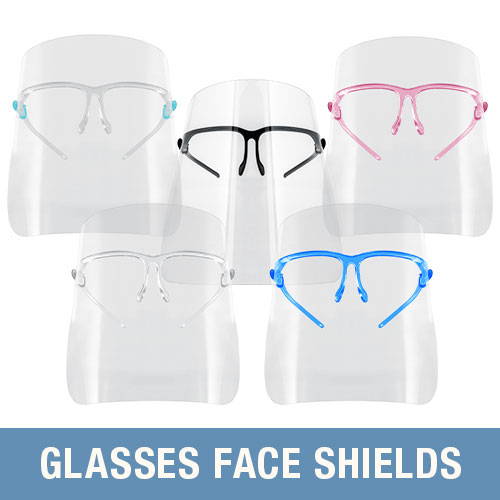 Glasses Face Shields Category