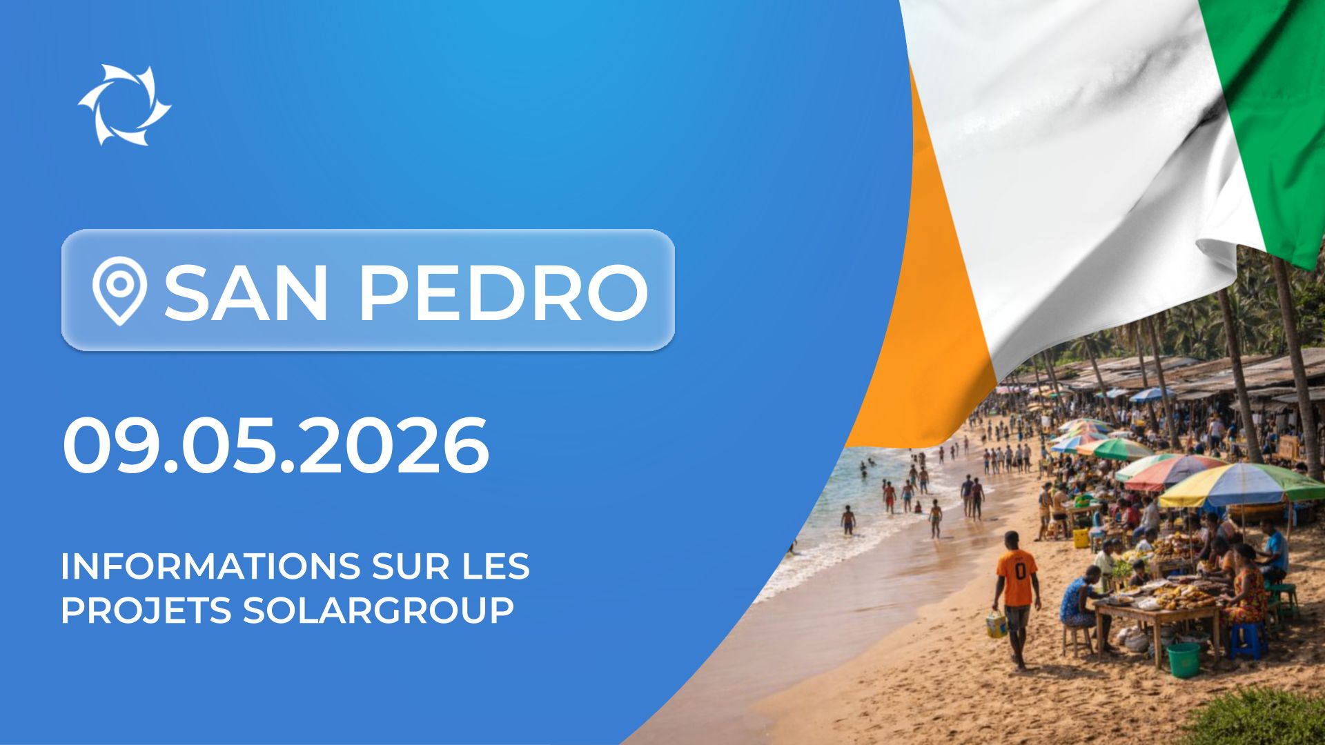 Informations sur les projets SOLARGROUP à San Pedro (Côte d'Ivoire)
