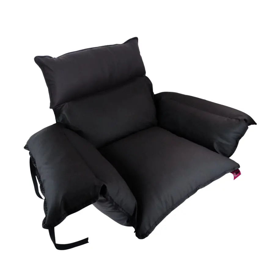 Padded Wheelchair Cushion With Back And Arm Padding