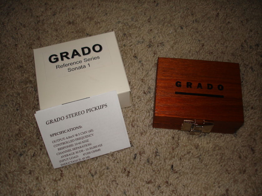 Grado Reference Sonata cartridge less than 50 hours