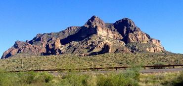 Globe AZ Loop near Oracle, AZ