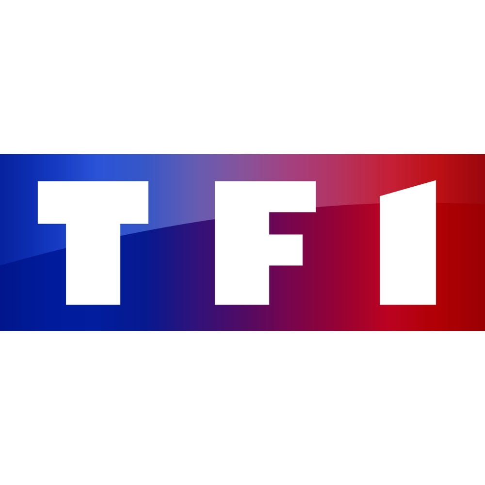 Le logo en couleur de la chaîne de télévision TF1