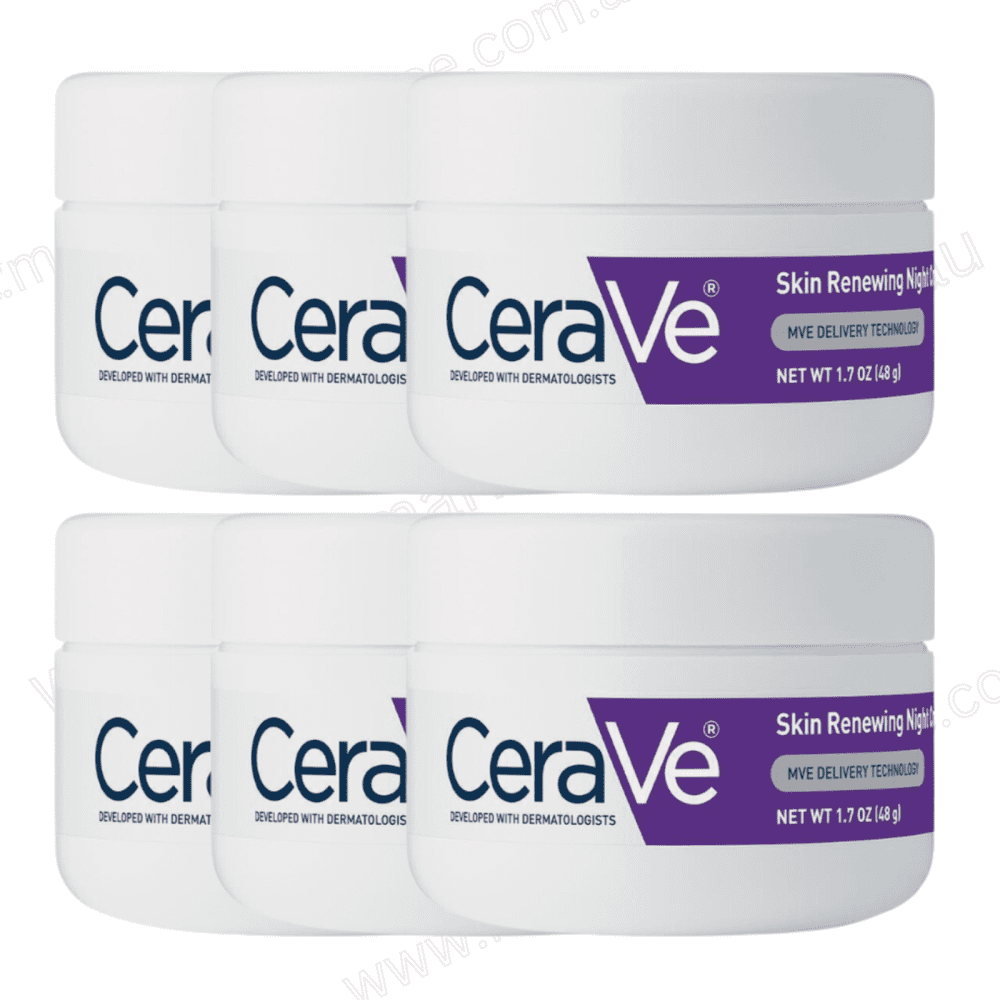 Lot of 6| CeraVe Skin Renewing Night Cream 48g