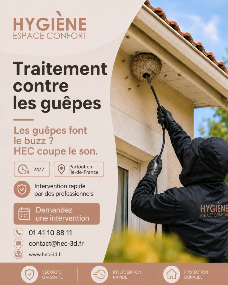 Guêpes à Clichy : l’intervention rapide d'HEC à Clichy