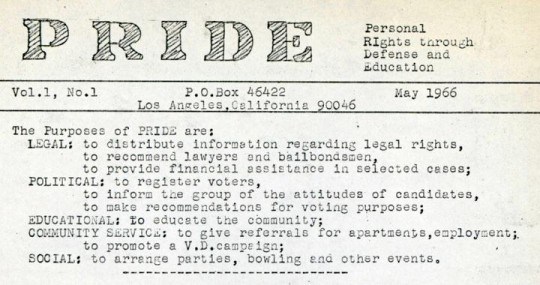 A document describing the purpose and acronym of PRIDE.