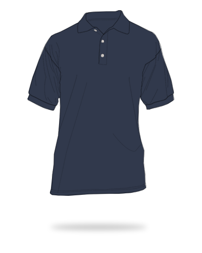 Navy blue adult fit drifit polo shirts sj clothing manila philippines