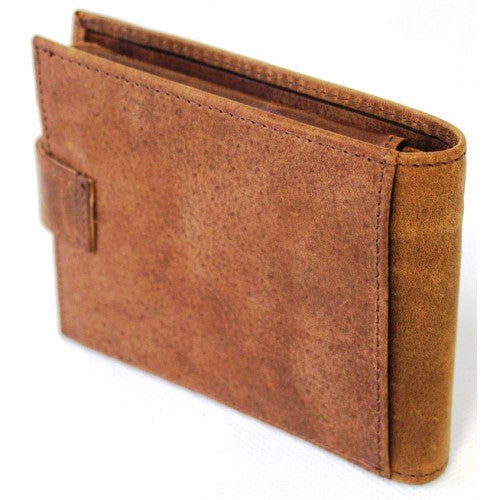 RFID lined Cow Hide Hunter Leather Wallet Style 12006 - Image 8
