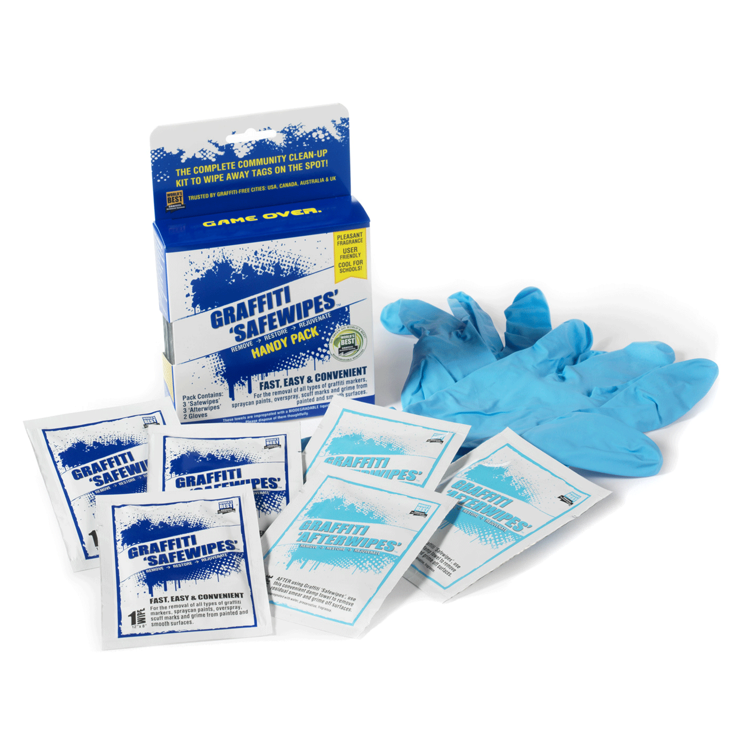 graffiti remover safewipes handy pack