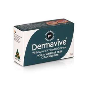 DERMAVIVE ACNE & SENSITIVE SKIN CLEANSING BAR 120gm