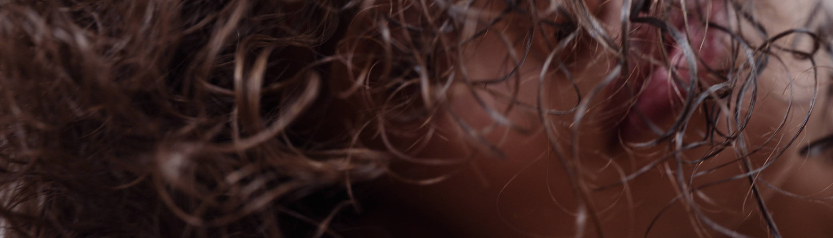 Close-up of curly hair