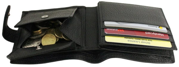 Quality Full Grain Cow Hide Leather Wallet Style 11021 - Image 4