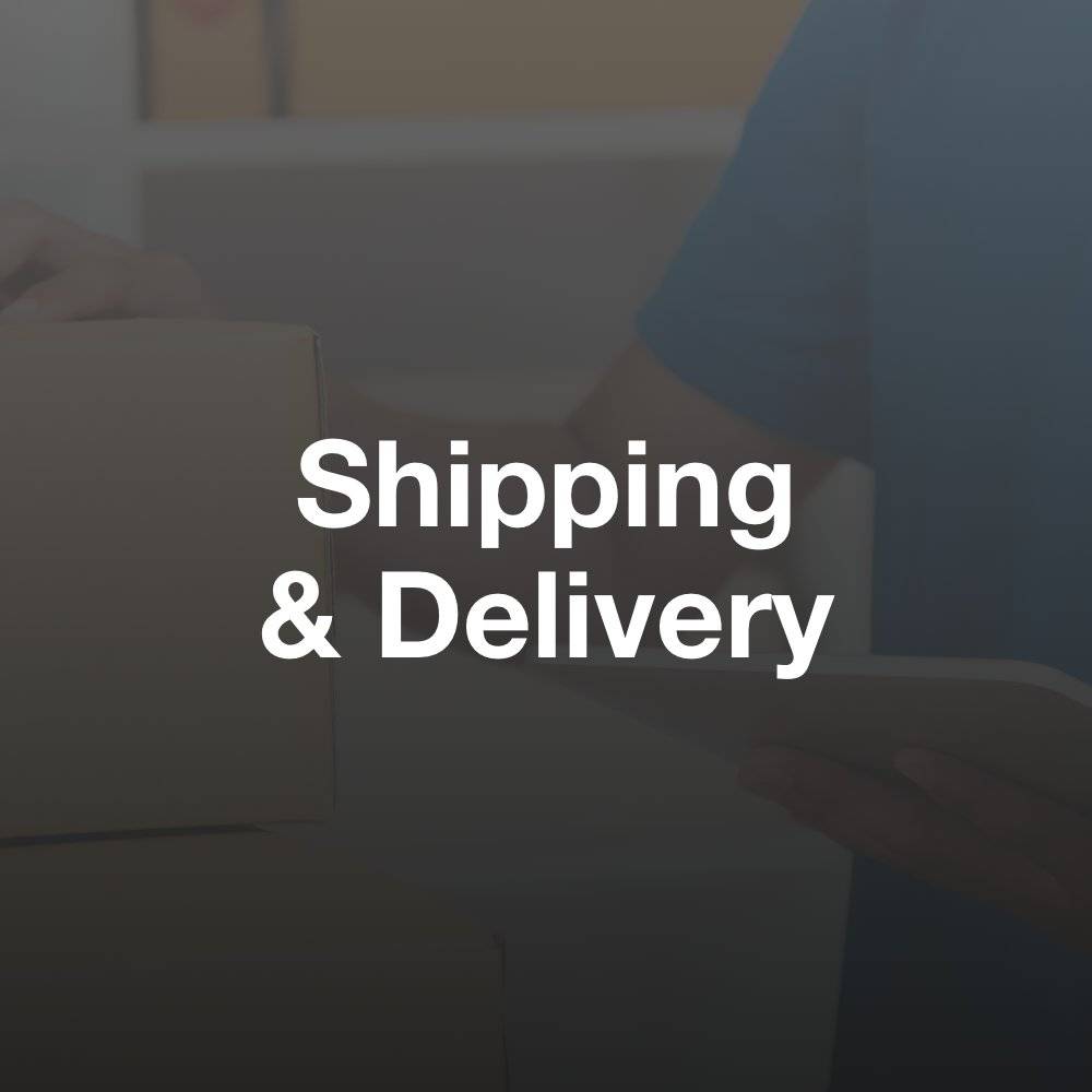 You are viewing the Shipping and Delivery FAQ