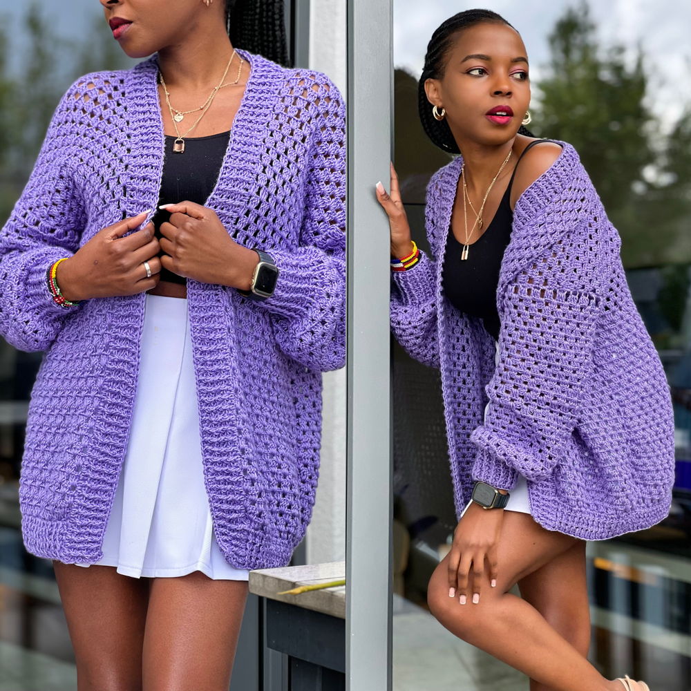 Easy Crochet Granny Stitch Cardigan Pattern crochet pattern